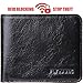 RFID Blocking Fold Wallets for Men Slim&Mini Mens Leather Credit card wallet