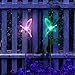 SolarDuke Solar Hummingbirds Holiday Decoration Pathway Lighting Garden Stake Lights Color Changing Outdoor Decor Patio Lawn Yard Path Decorative Ornaments (2 Pack)