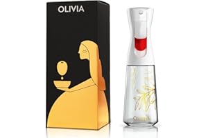 FLAIROSOL OLIVIA Oil Sprayer for Cooking, 200ml Glass Olive Oil Sprayer, Continuous Oil Spray Bottle with Portion Control, Ol