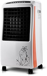 Junfeng Air Cooler Remote Control Home Air Conditioner Fan Adjustable Wind Speed, for Bedroom, Office