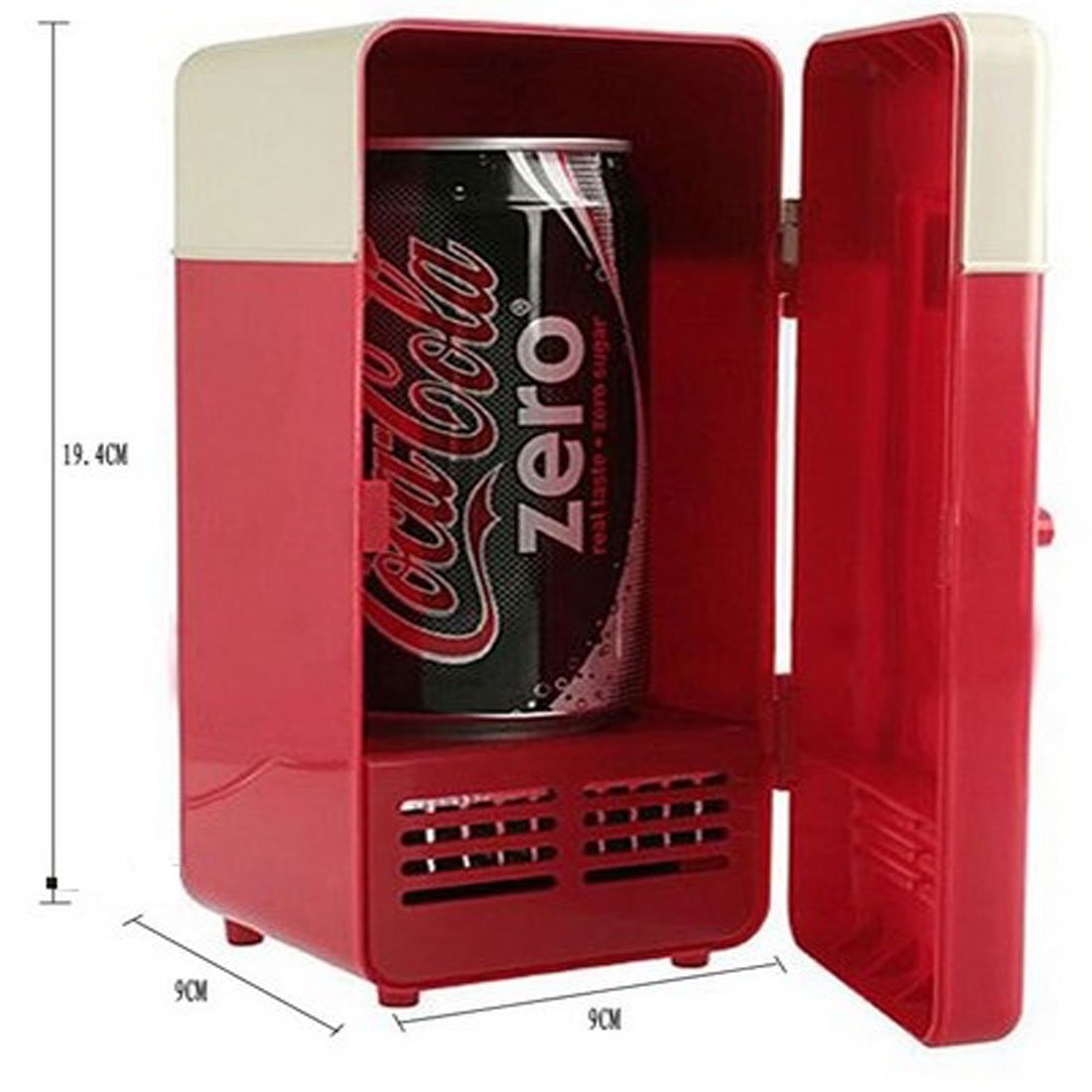 Winterworm coche Mini USB LED PC Nevera Nevera bebidas cola ...