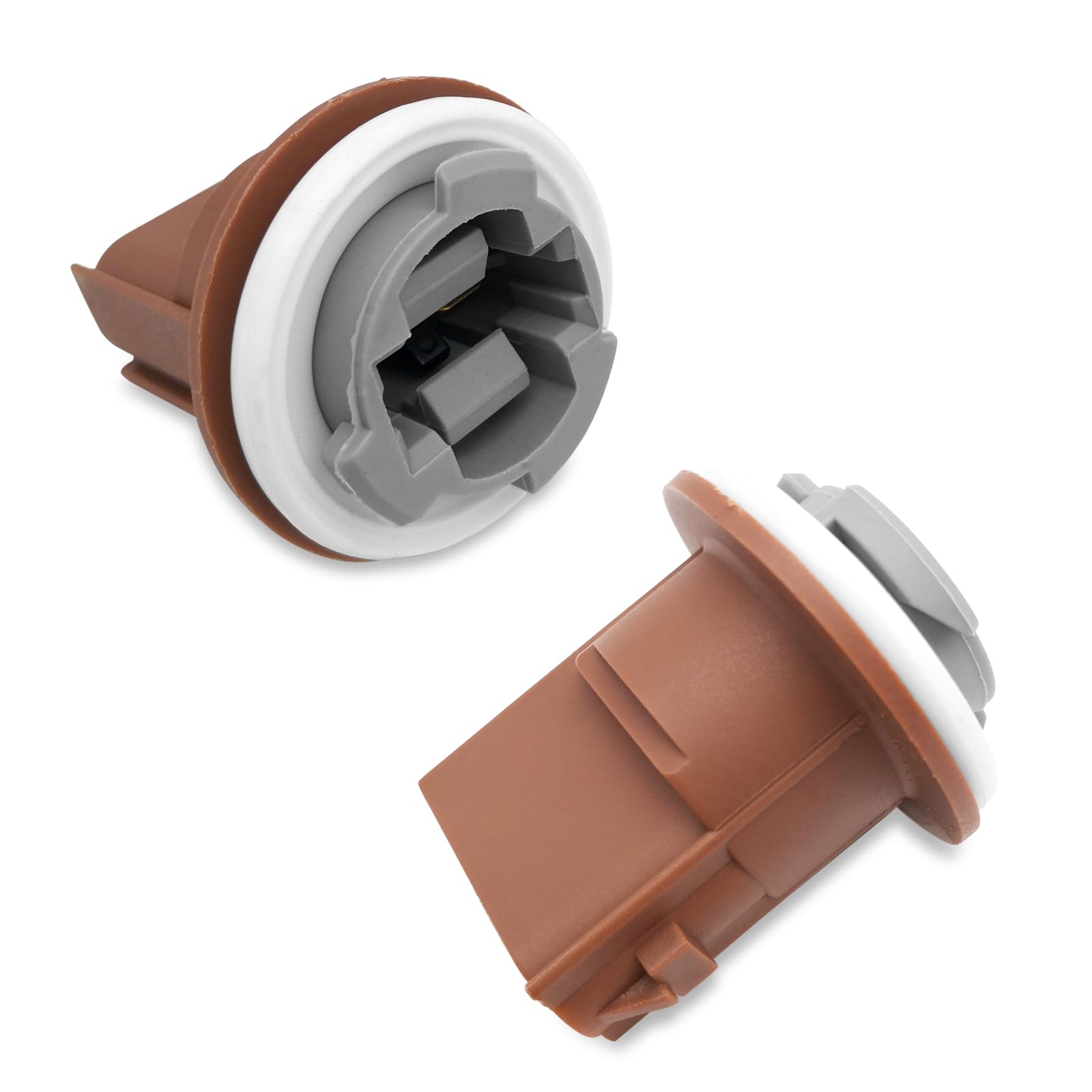 Photo 1 of 2 Pack Turn Signal Light Socket Compatible with Ford Focus Fusion F150 F250 F350 Super Duty Ranger Lincoln Mark LT, Parking Signals Light Sockets Bulbs Holder Connector