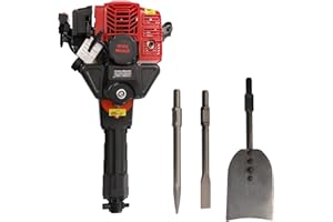 KUNGHEI 52CC 2Stroke Air-Cooled Digging Machine,3-in-1 Portable Excavator Garden Tree Digger Hand-held Digger, Post Hole Digger for Garden Farm and Home