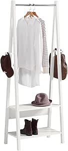 SoBuy® Moderna estantería escalonada con 2 estantes ...