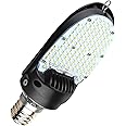 OSTEK LED Shoebox Corn Light Bulb - 75W/95W/115W Power Selectable LED Retrofit Kits - 5000K E39 Rotatable Mogul - 16100LM Commercial Lighting - Post Street Light Security Lights