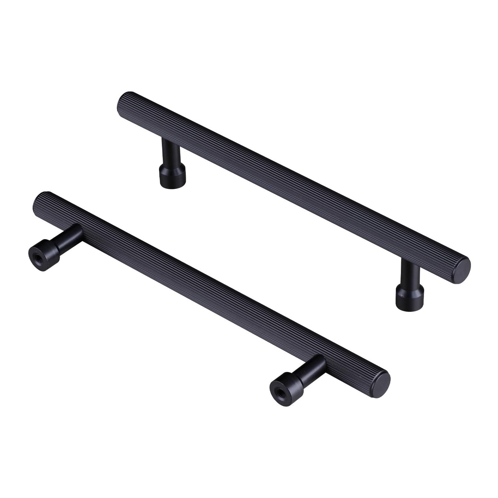 CILEYTION 10 Pack Black Kitchen Handles Cupboard Handles - Hole Spacing 96mm Kitchen Door Handles, Wardrobe Handles Drawer Handles and Cabinet Handles
