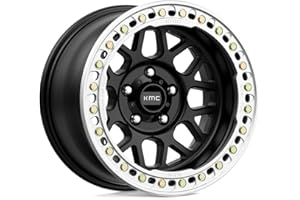 KMC Wheels GRENADE CRAWL BEADLOCK 17X9 5X5.03.5 -38mm SATIN BLACK - KM23579050738N