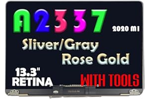 AOYOUI Screen Replacement for MacBook Air 13.3" A2337 2020 Year EMC 3598 Retina Full LCD Display Assembly 2560x1600 (Grey)