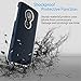 Moto G6 Play Case, Moto G6 Forge Case with Aoways Tempered Glass Screen Protector, Anti-Slip Hard Back Cover + Soft TPU Shockproof Inner Protective Case for Motorola Moto G6 Play - Blue