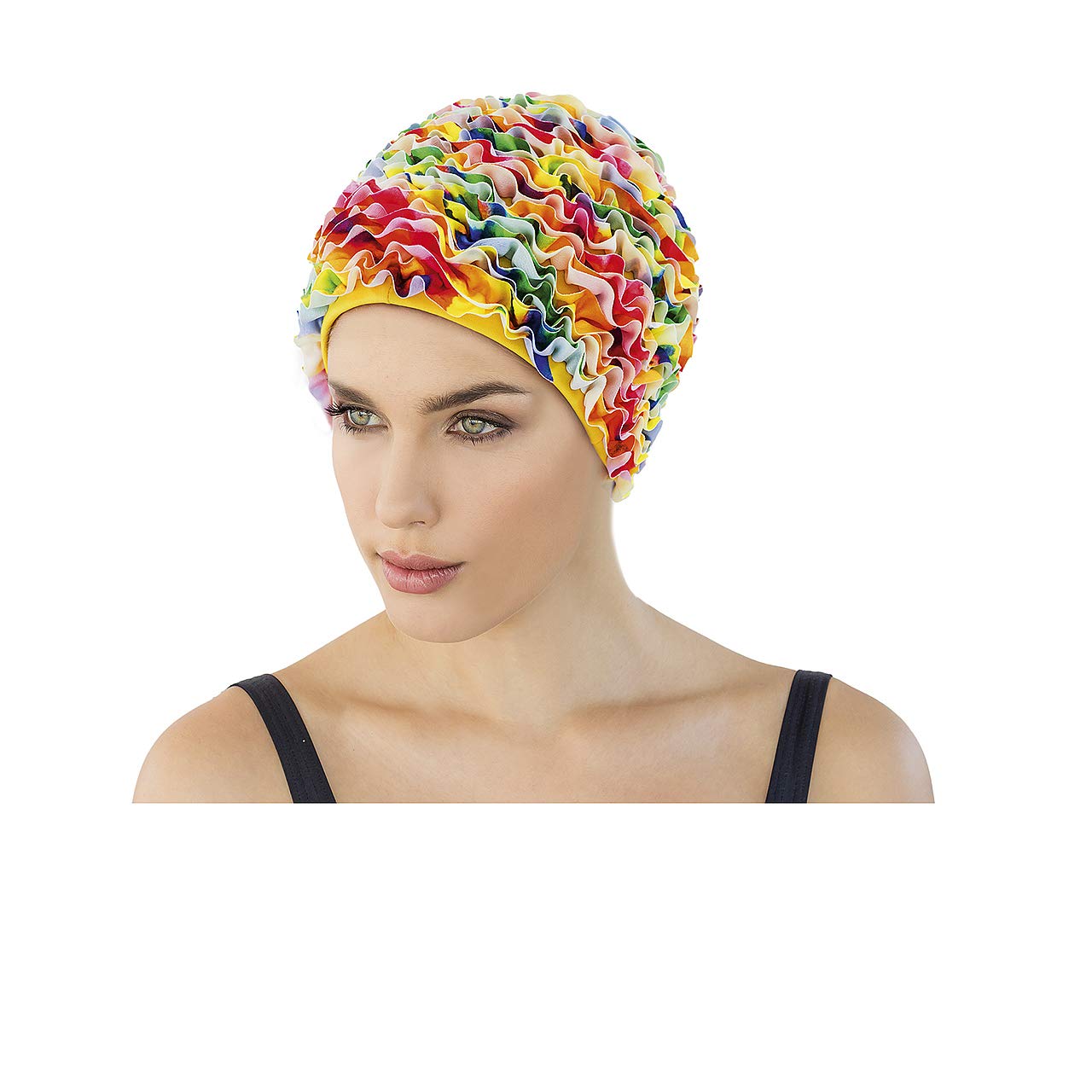 Fashy Women's Frill Swim Cap - Multi-Colour, One Size