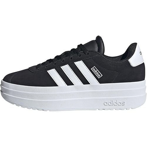 adidas Unisex-Kids VL Court Bold, Black/White/White, 5.5