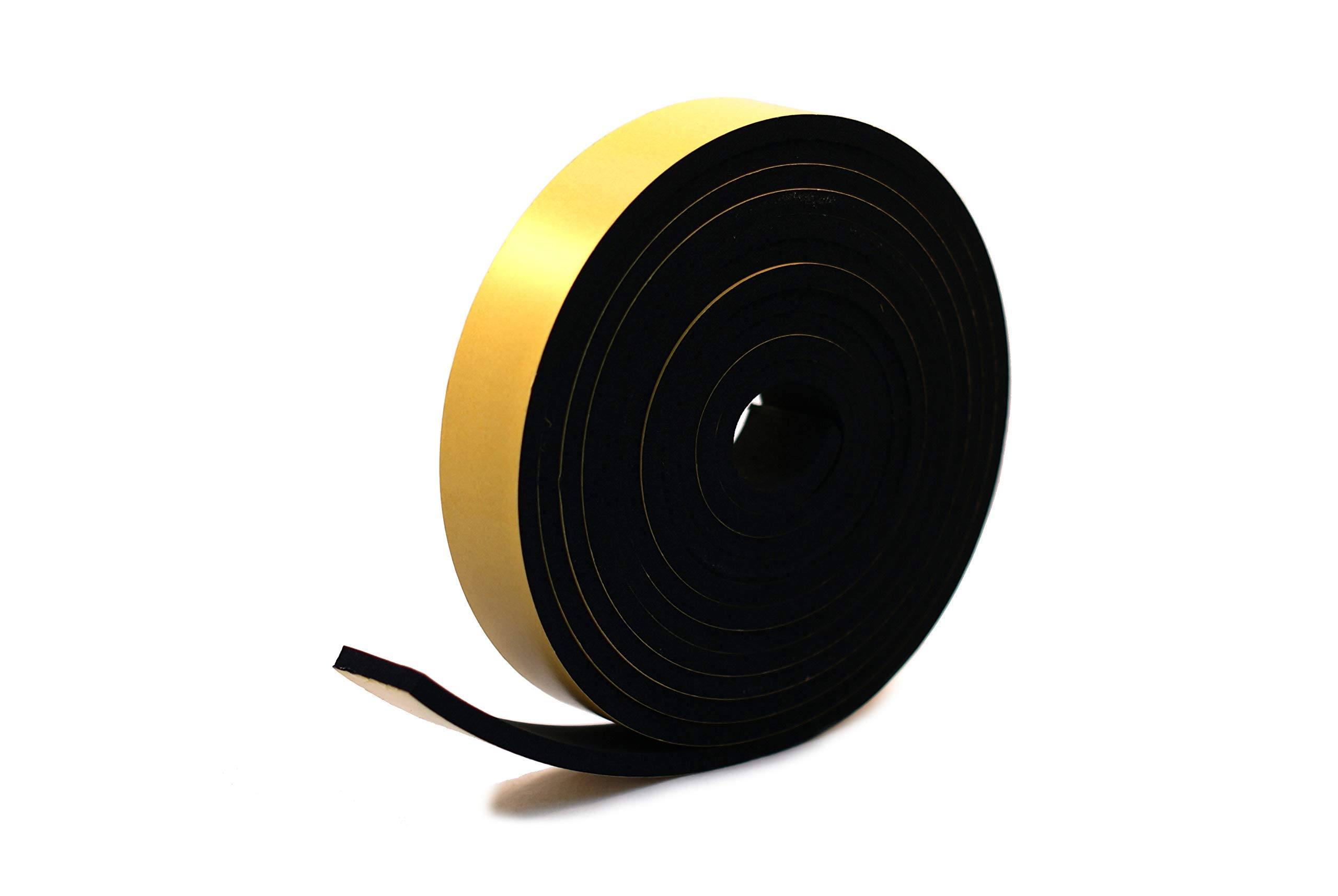 RS® Neoprene Rubber Self-Adhesive Sponge Strip 40mm Wide x 6mm Thick x 10m Long for Sealing, Weather Strip, Cushioning, Anti-Vibration, Anti-Slip, Gaskets & DIY
