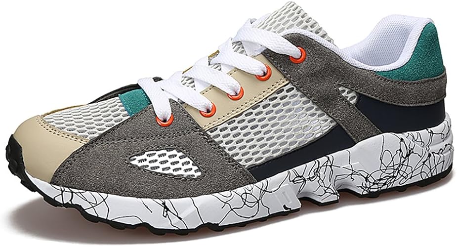 Amazon 楽は E Fashion メンズシューズ カジュアル メッシュスニーカー スポーツシューズ ウォーキングシューズ ランニングシューズ メンズ靴 夏 通気性 おしゃれ 人気 運動 通学 日常着用 Tm1705 Gr42 E Fashion シューズ バッグ