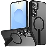 EMMPITU for Samsung Galaxy S23+ Plus Case, [Compatible with Magsafe ] S23 Plus Magnetic Case Built-in Invisible Stand [Military-Grade Protection] Shockproof Phone Case for Galaxy S23Plus (Black)