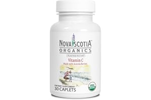 Nova Scotia Organics, Vitamin C, Certified Organic, 30 caplet, NPN 80059606