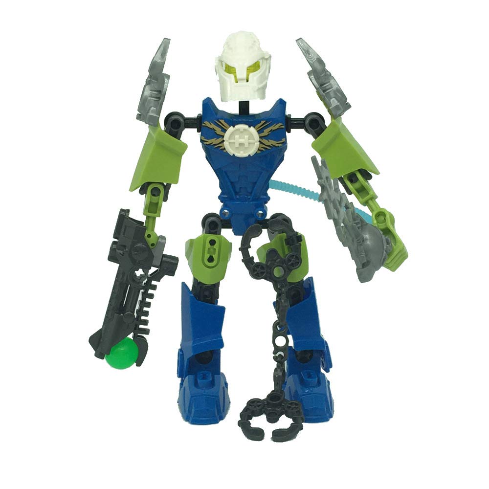 F&J Building Blocks Bionicle Hero Factory 6.0 Warrior Soldiers A-4 Action Figure Toy(Multicolor)