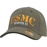 Rothco USMC Semper Fi Low Profile Cap, Olive Drab