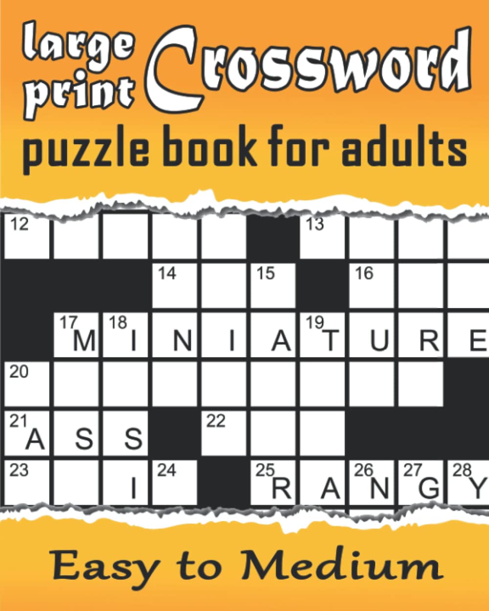 Crossword puzzle books for adults large print: Easy to Medium Crossword  puzzles for seniors - Entertain your mind: Version, BR: 9798844268090:  Amazon.com: Books