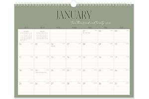 GuassLee Wall Calendar 2026-2027, 18-Month Hanging Desk/Wall Calendar From 2026 Jan-2027 Jun., 14" X 11" Monthly Planner With Thick Paper Spiral Bound For Office Home School Organizing & Planning