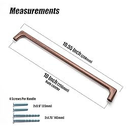 Goo-Ki Antique Copper Cabinet Pull,Retro Zinc Alloy