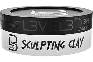 L3 - Level 3 Hair Sculpting Clay - Premium Grade Hair Clay for the Perfect Look - Long Lasting Hair Styling Product for Men