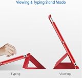 Jetech Case for iPad 9.7 2017 2018 Smart Cover Auto Wake Red view 5
