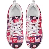 POLERO Lightweight Sneakers Shoes for Women Casual Breathable Mesh Running Training Shoes Ladies Simple Colorful Pandas