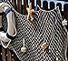 BLUE PANDA Natural Fishing Net - Nautical Wall Decor for Birthday Party, Baby Shower, Pirate Party, and Ocean Theme - 79x60 Inch Decorative Fish Net