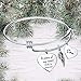Elegant Chef Son Memorial Bangle Bracelet- A Piece of My Heart Lives in Heaven- Remembrance Sympathy Gift