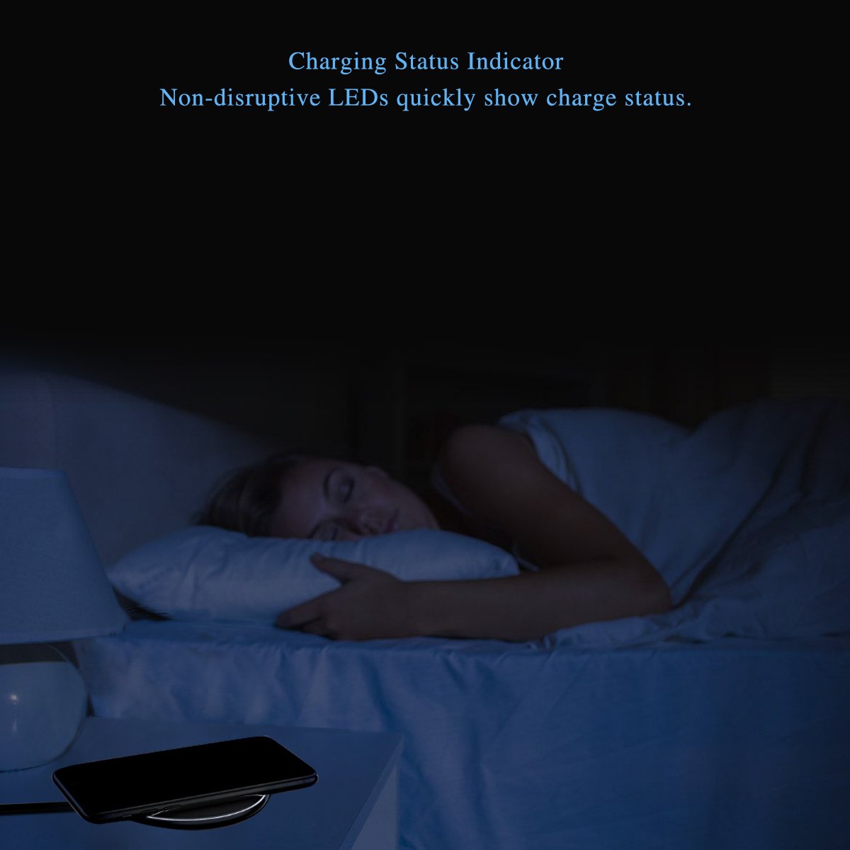 (10W Fast) Wireless Charger, Posiveek Qi-Certified Fast Wireless Charging Pad for iPhone 8/8 Plus, iPhone X, Samsung Galaxy S9/S9+/ S8/S8+ S7/S7 and All QI-Enabled Devices