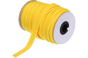 MECCANIXITY Piping Cord Trim 30 Yards 1/2 Inch Piping Tape for Sewing DIY Crafting Fabric Edge Trim Light Yellow