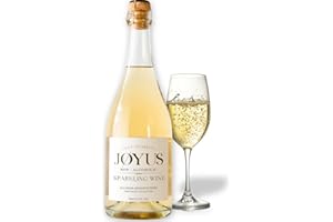JØYUS Joyus Non-Alcoholic Sparkling Wine, Award Winning Best In Class Dealcoholized Wine, Complex & Dry, Low Sugar & Low Calorie, 750 ml (1 Bottle)