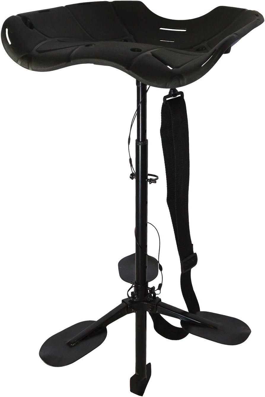 Hawk Treestands Ergo Ultimate Marsh Seat, Black
