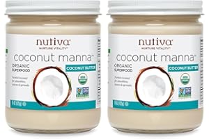 Nutiva Organic SGkyWc Coconut Manna, 15 Ounce, Pack of 4