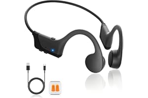 SUNGDOGIN 2025 Bone Conduction Bluetooth Headphones, Open-Ear Design, Sweatproof & Waterproof, HD Stereo Sound, 10Hrs Playtime, Lightweight for Daily Life