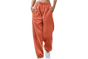 BXJX Womens Cinch Bottom Sweatpants Casual High Waisted Avtive Workout Joggers Trendy Plus Size Pants Fall Fashion Outfits