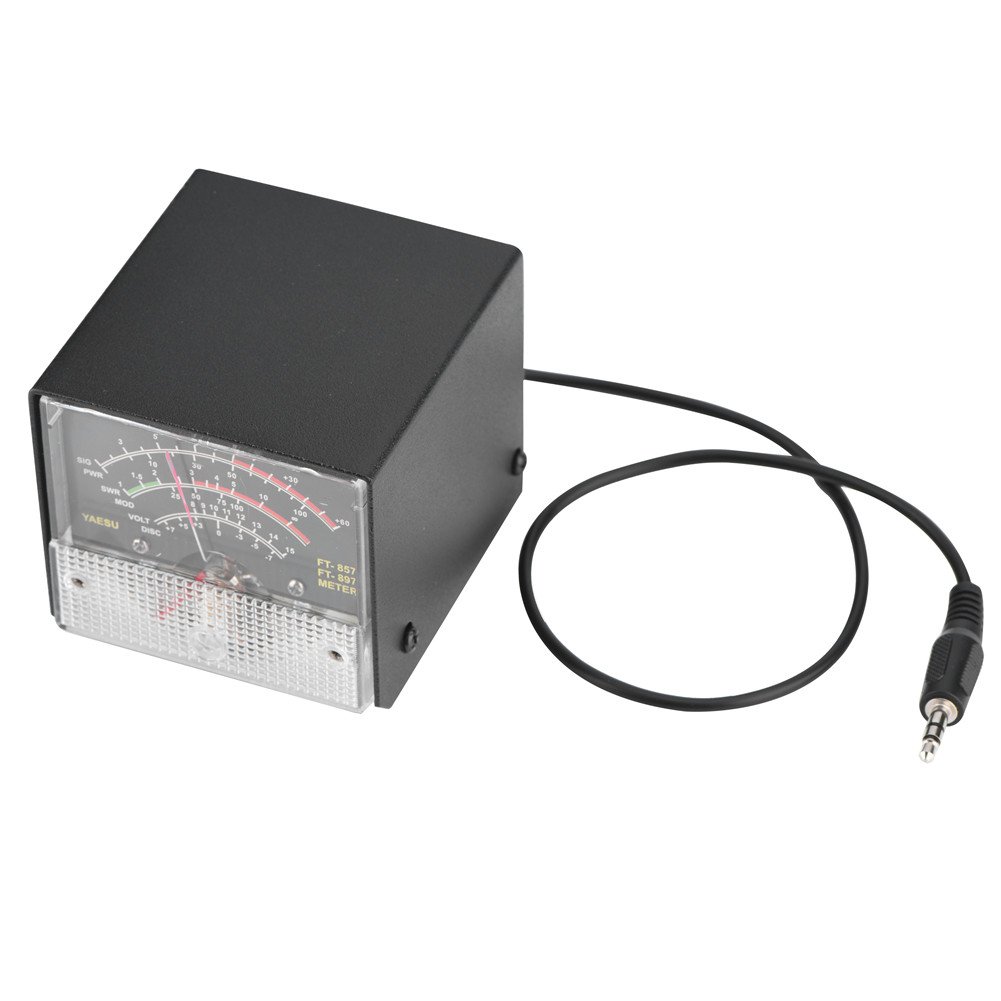 Zerone External S Meter for FT-857/FT-897 Radios, Zerone2k69extrib Black