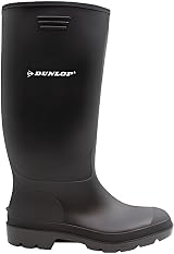 DUNLOP Pricemastor Knee High Wellington Boots Black EU41 UK7 PVC Waterproof view 4