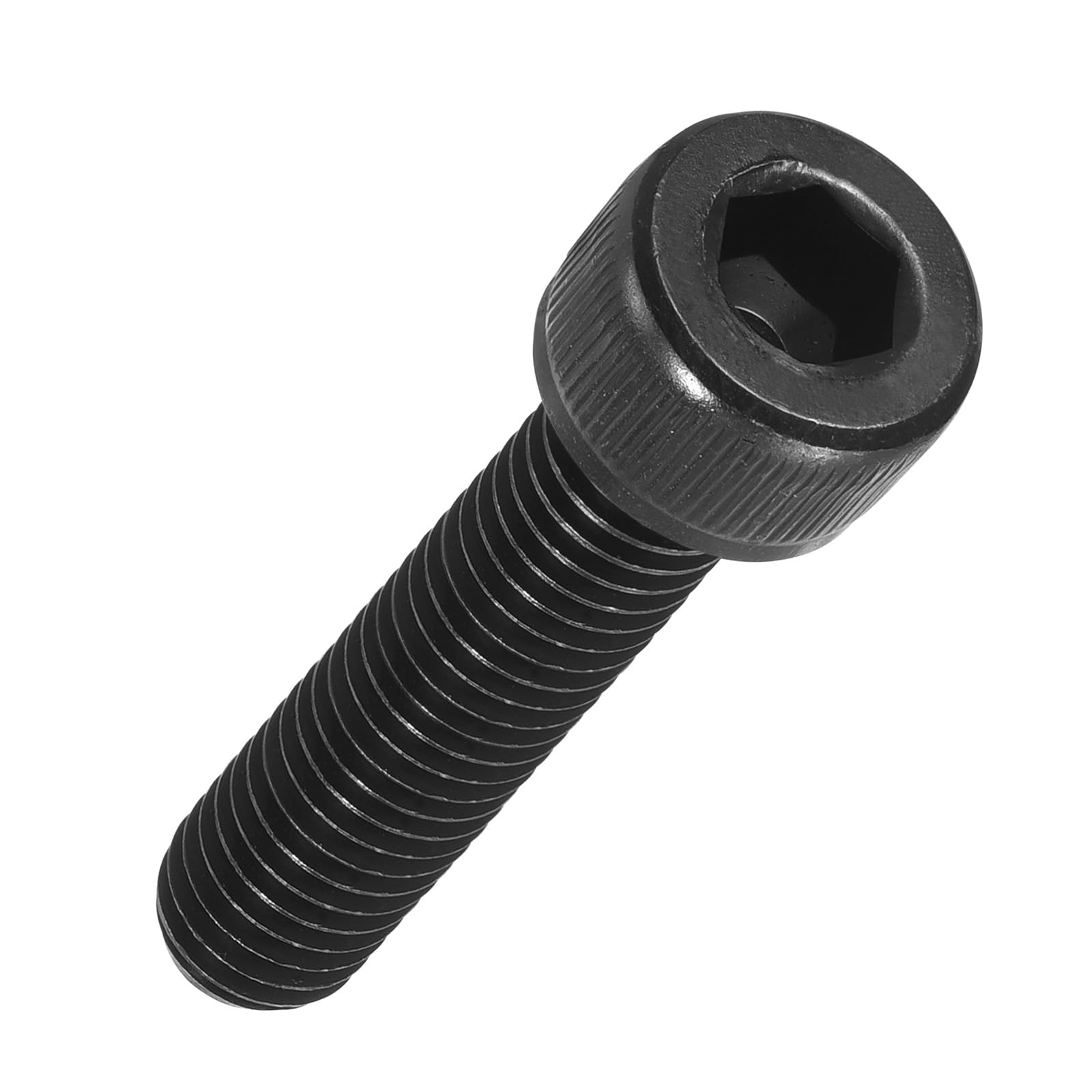 Kozelo 20pcs Socket Head Cap Screws - [M8-1.25 x 35mm] Alloy Steel Black Oxide Grade 12.9 Internal Hex Screw Full Thread for Industrial & Machinery Use, Black