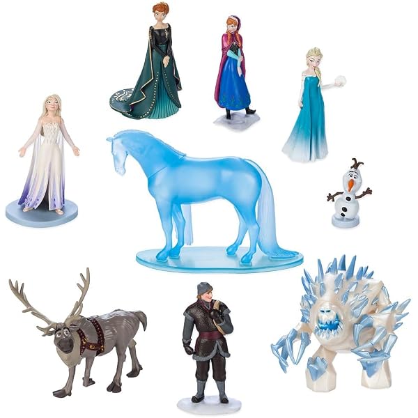 Amazon.com: Disney Frozen Deluxe Figure Play Set – 9-Pc. : Toys