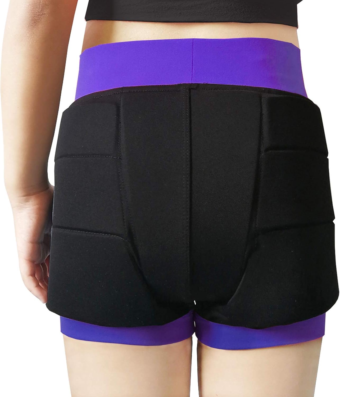 Youper Girls Protective Padded Shorts for Skating, Skateboarding, 3D Protection for Hip & Tailbone: Clothing