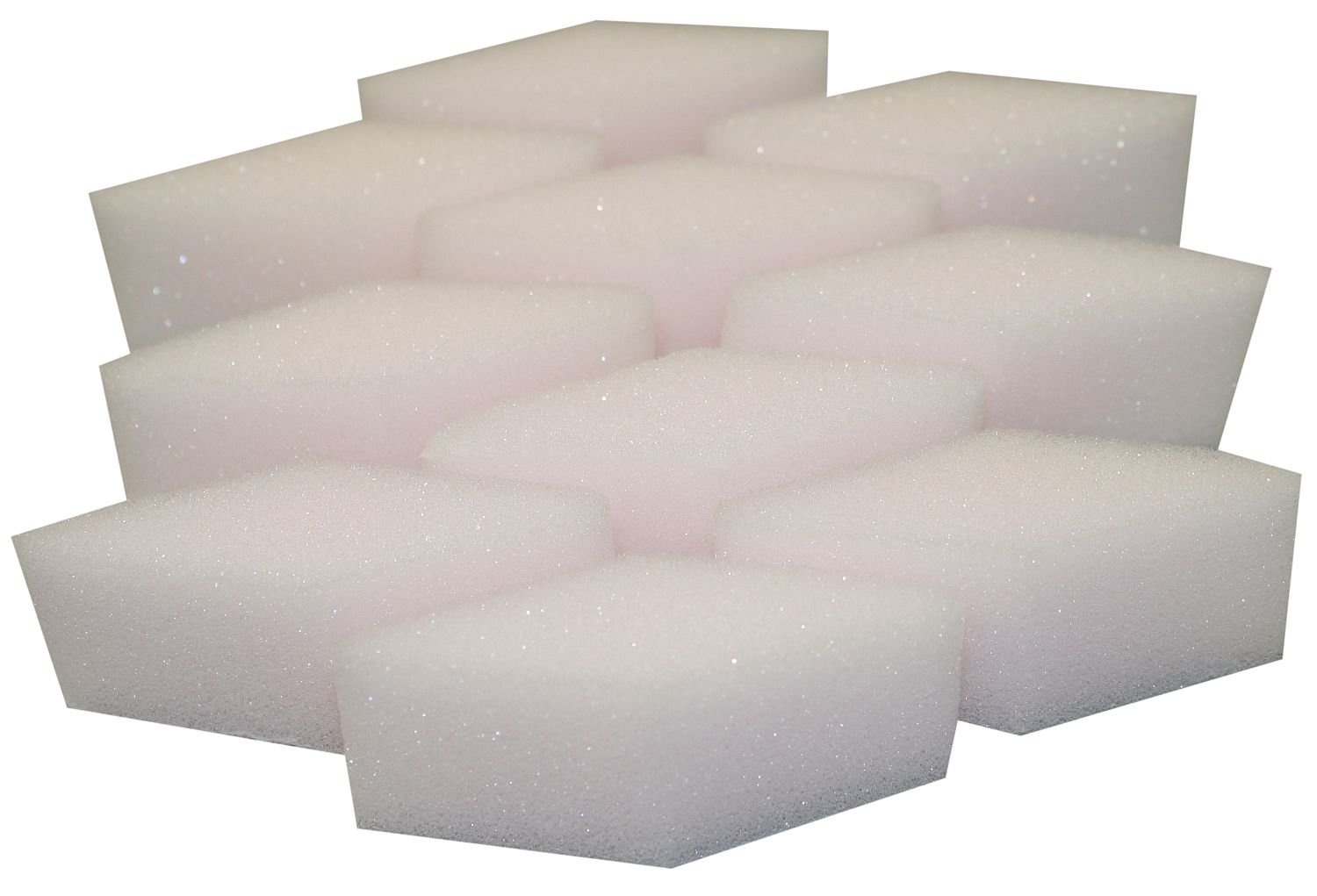 Face Painting Sponge Artist 10 Pieces, Fine Pored Diamond shaped Make Up Sponge