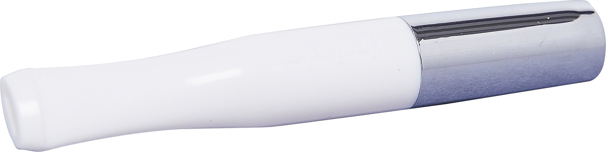 Cigarette Holder Denicotea White and Silver Color