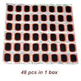 RightBearing Bicycle Tire Tyre Repair Rubber 48 Tire Patch, Cycling Repairment Outdoor Tool - t14
