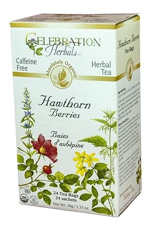 Celebration Herbals Organic Hawthorne Berries Tea Caffeine Free