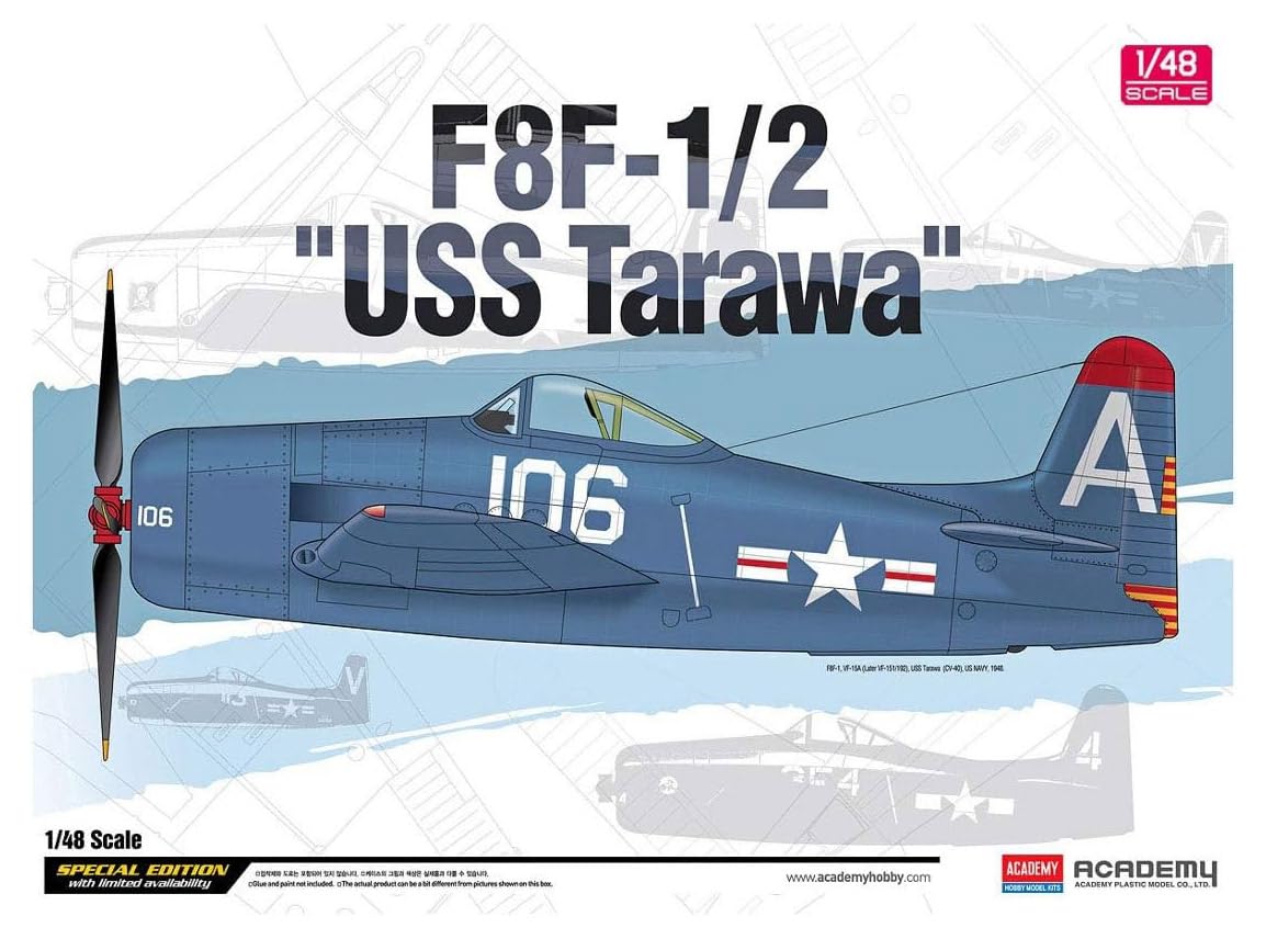 Academy 1:48 - F8F-1/2 USS Tarawa