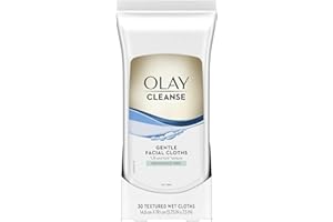 Olay Cleanse Gentle Facial Cloths, Fragrance Free, 30 count