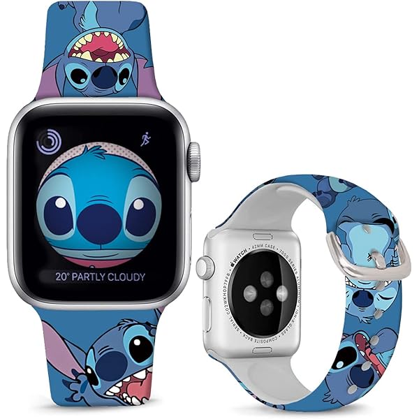 Easter Bunny Whimsical Print Silicone Band Laser Engraved, Apple Watch  Compatible 38/40/41mm, 42/44/45mm, Series 1,2,3,4,5,6,7,8,9,SE,SE2