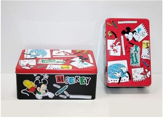 Unió11 Caja Metal de Mickey Mouse Medidas 20 x 13 cm: Amazon.es: Hogar