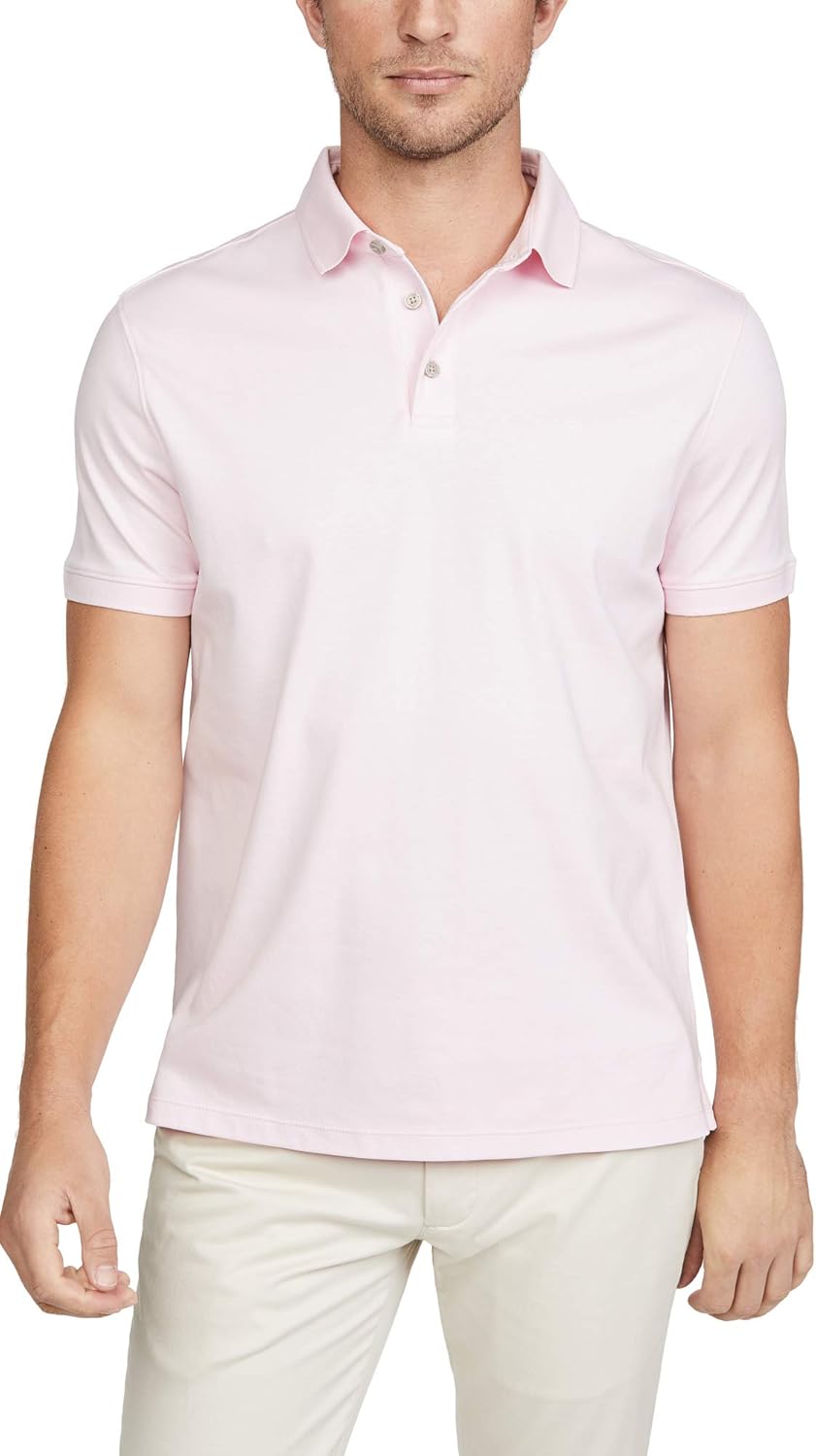 Calvin Klein Men's Liquid Touch Polo Solid with Uv Protection